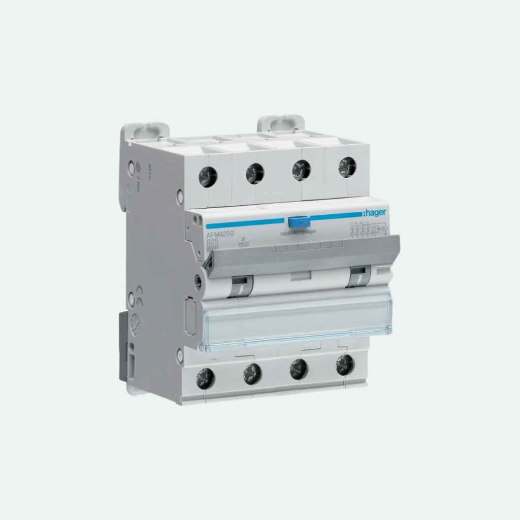 Hager aardlekautomaat B25 300mA type A 3-fase (4P)