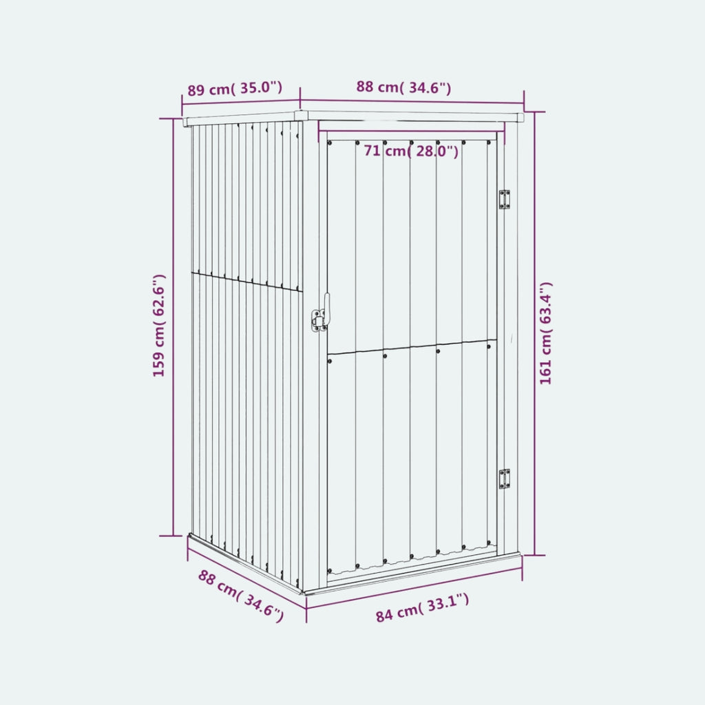 Buitenkast voor thuisbatterij