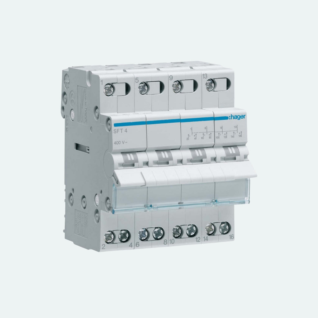 Hager omschakelaar 4-polig 40A